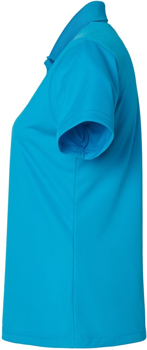 Left View of Turquoise Women's Sebring Performance Polo - 504