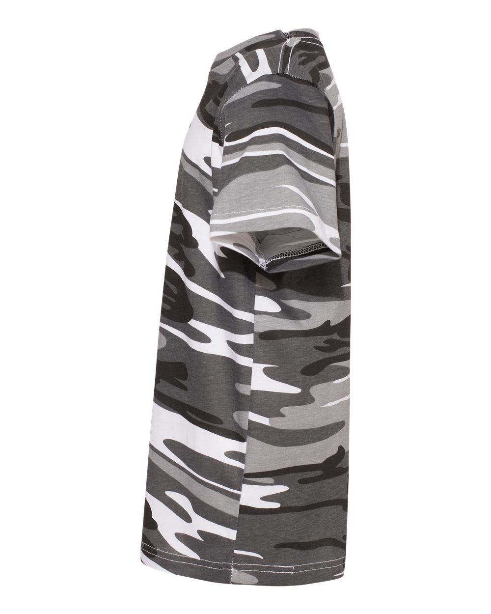 Left View of Urban Woodland Youth Camouflage T-Shirt - 2207