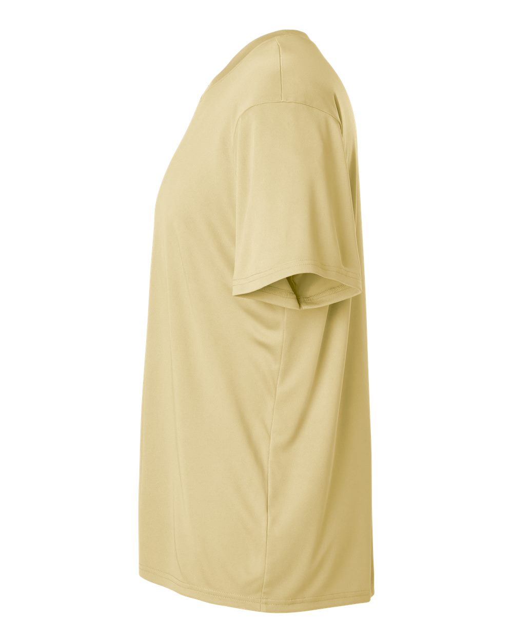 Left View of Vegas Gold Pro-Lock Performance T-Shirt - 48000