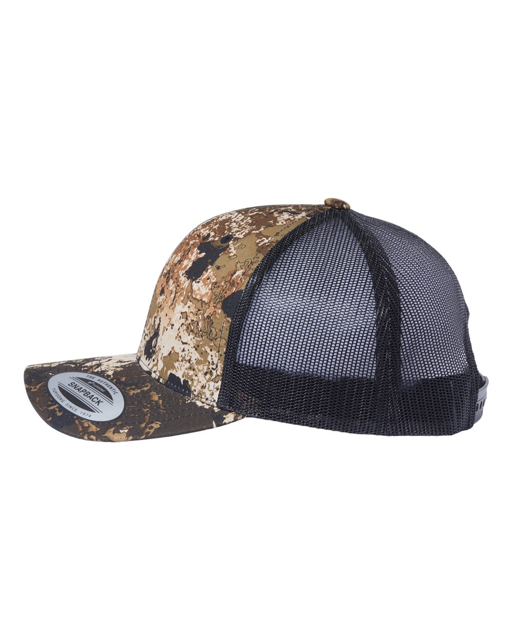 Left View of Veil Wideland Retro Trucker Cap - 6606