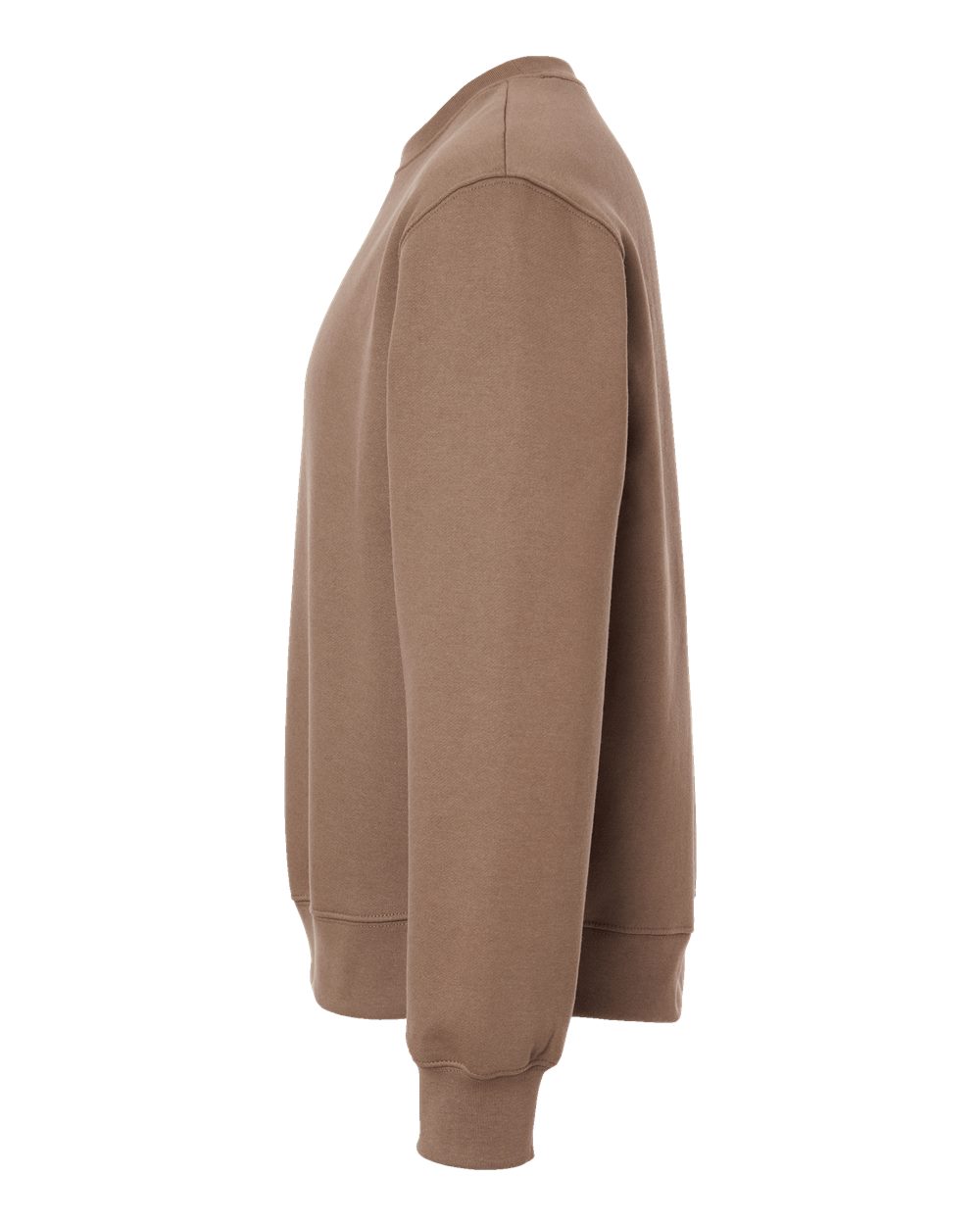 Left View of Vintage Brown 10 oz. Heavyweight Sweatshirt - 4711