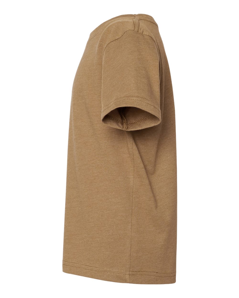 Left View of Vintage Coyote Brown Toddler Fine Jersey Tee - 3321