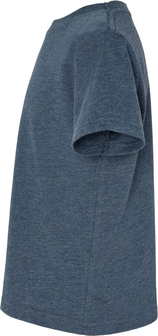 Left View of Vintage Denim Toddler Fine Jersey Tee - 3321