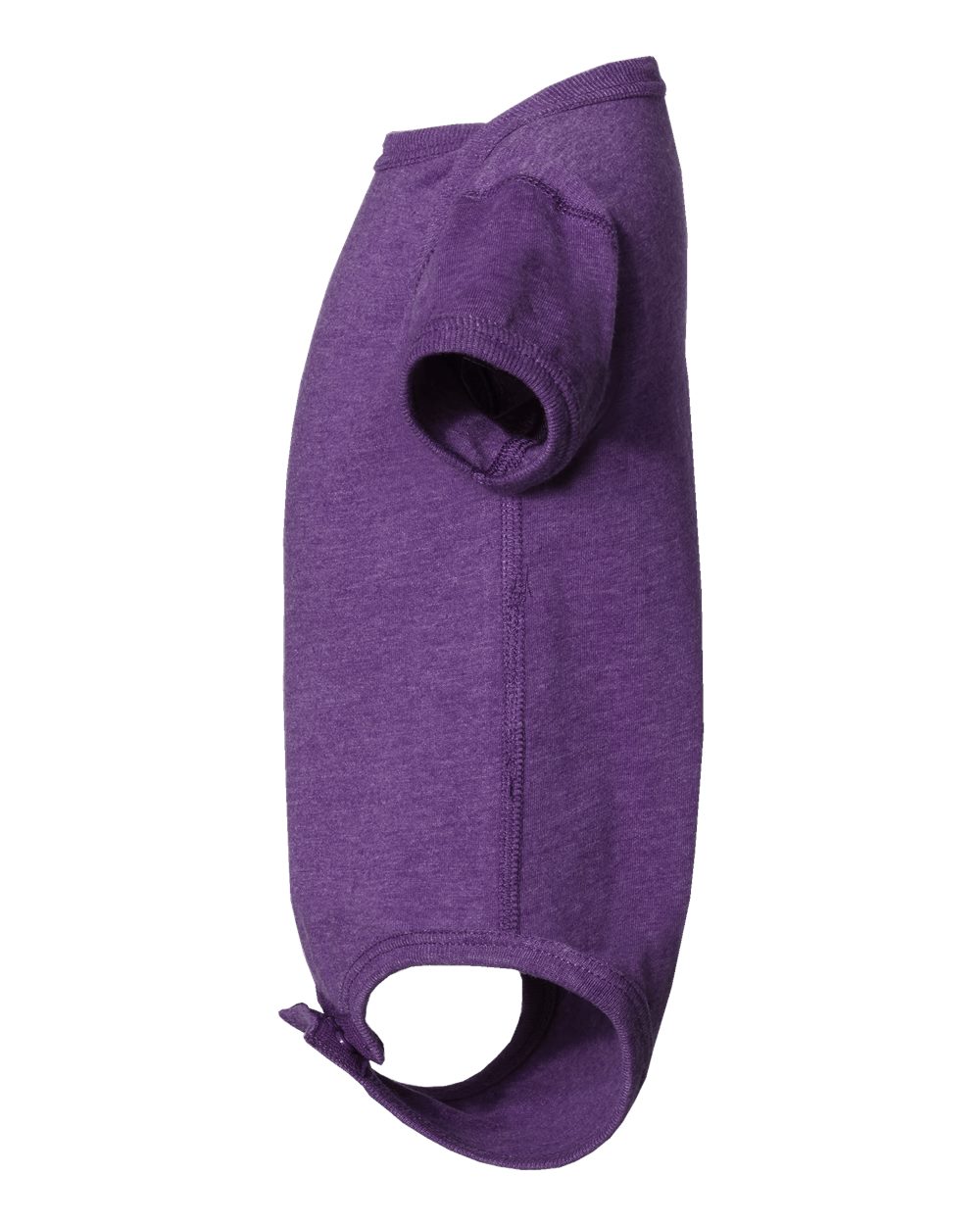 Left View of Vintage Purple Infant Fine Jersey Bodysuit - 4424