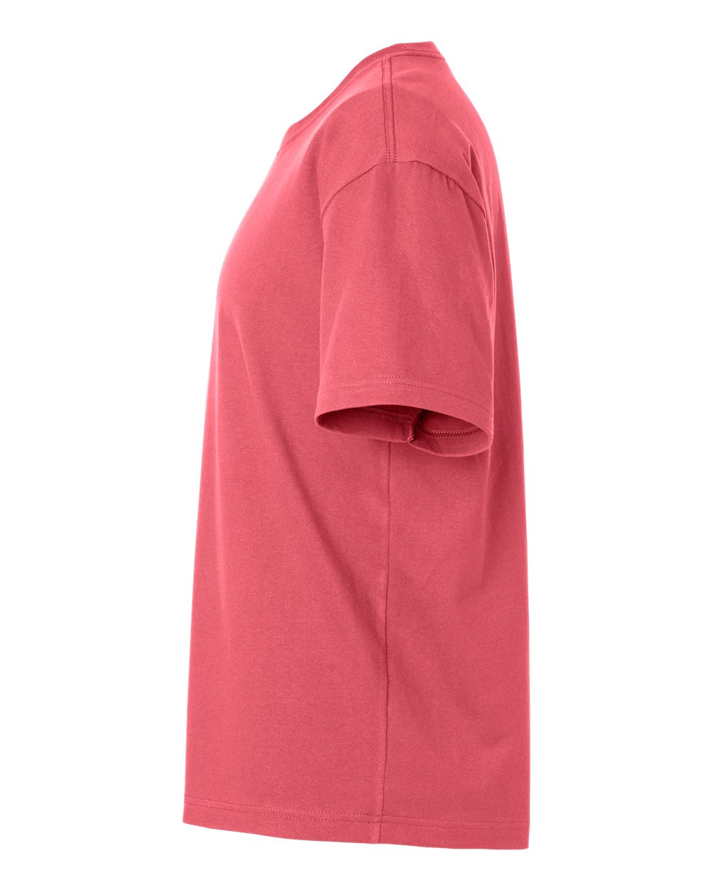 Left View of Vintage Red 7.5 oz Heavyweight Tee - 4610