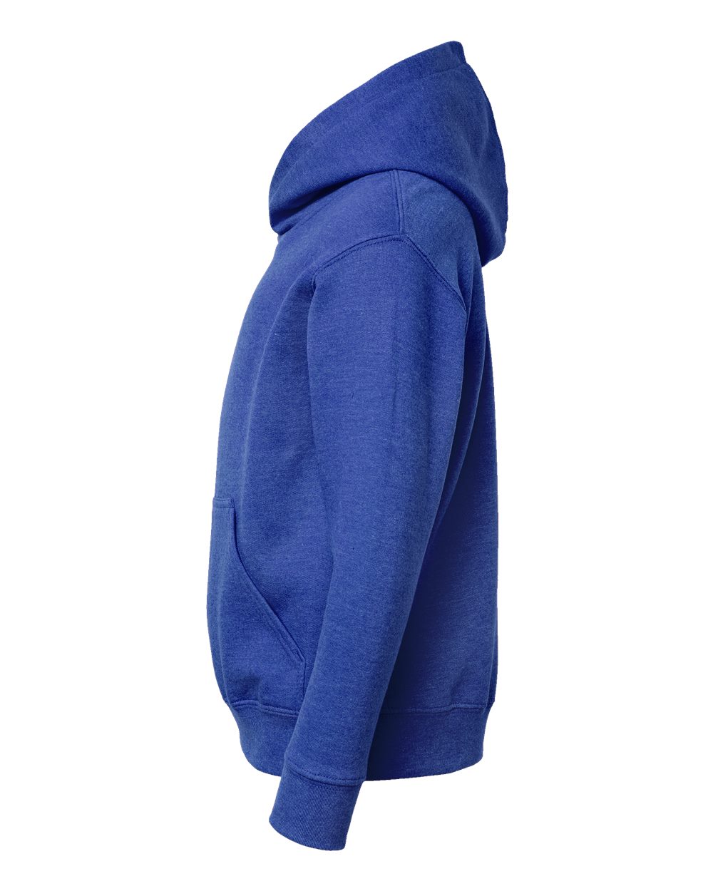 Left View of Vintage Royal Youth Fleece Hoodie - 2296