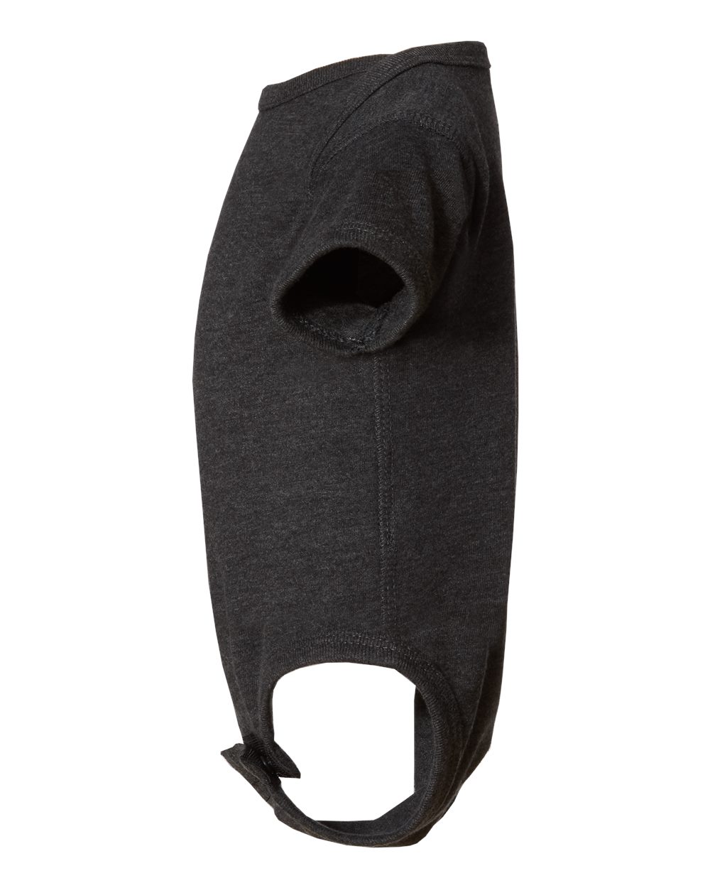 Left View of Vintage Smoke Infant Fine Jersey Bodysuit - 4424