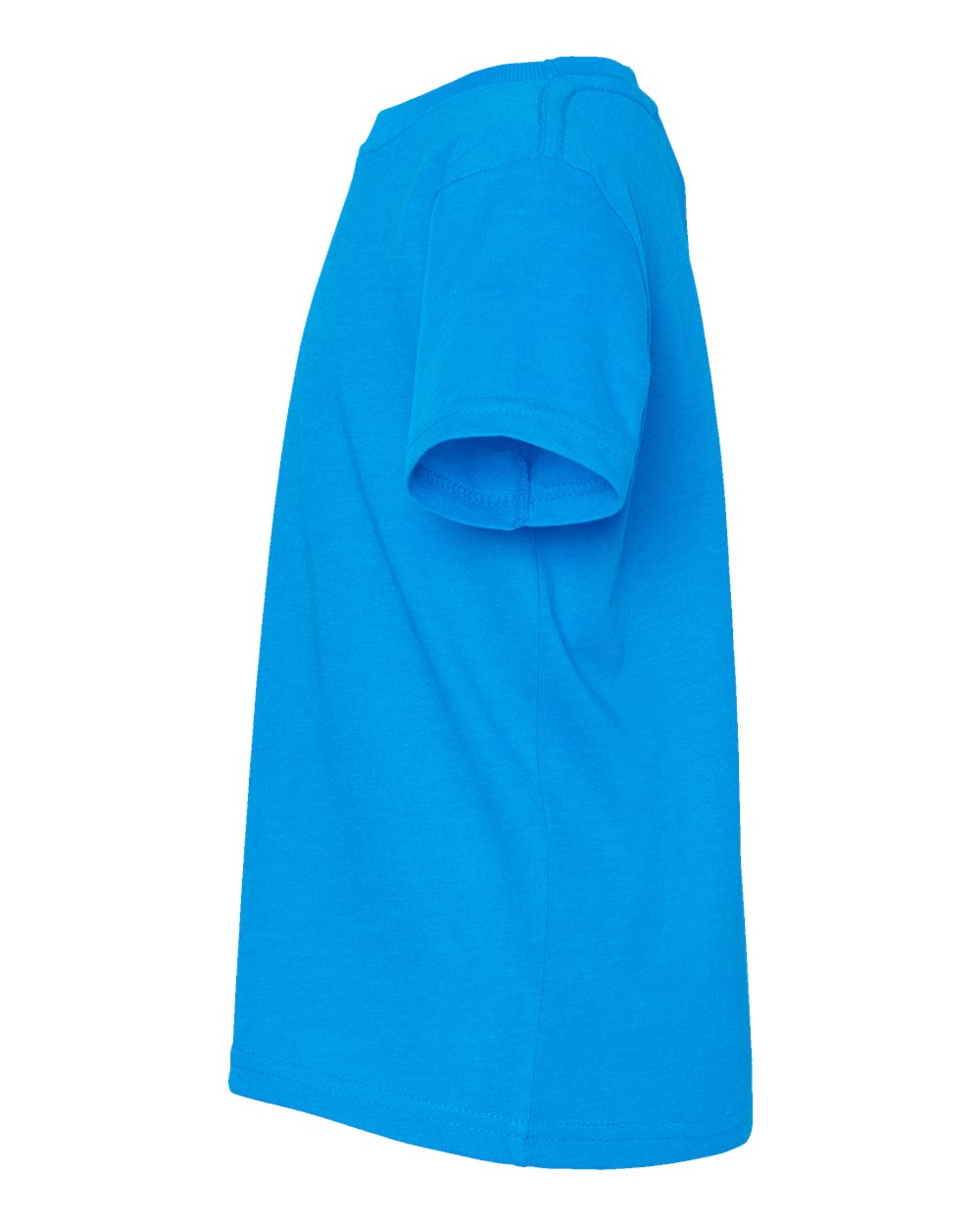 Left View of Vintage Turquoise Toddler Fine Jersey Tee - 3321