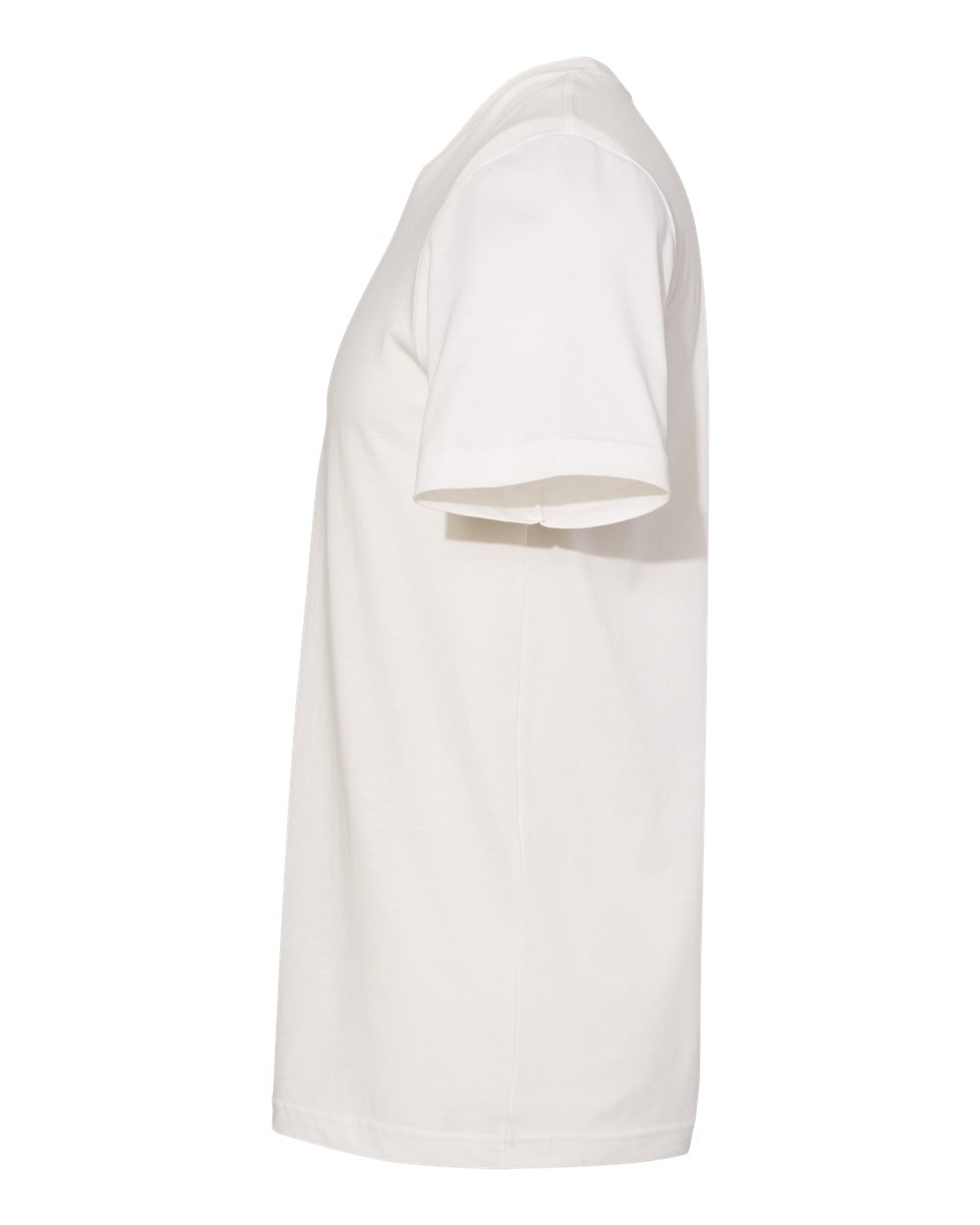 Left View of Vintage White Jersey Tee - 3001