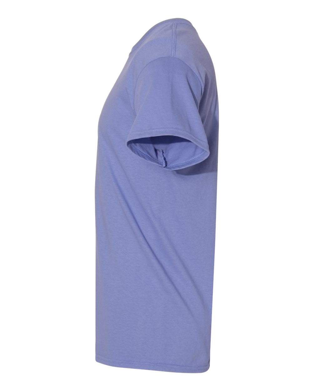 Left View of Violet Heavy Cotton™ T-Shirt - 5000