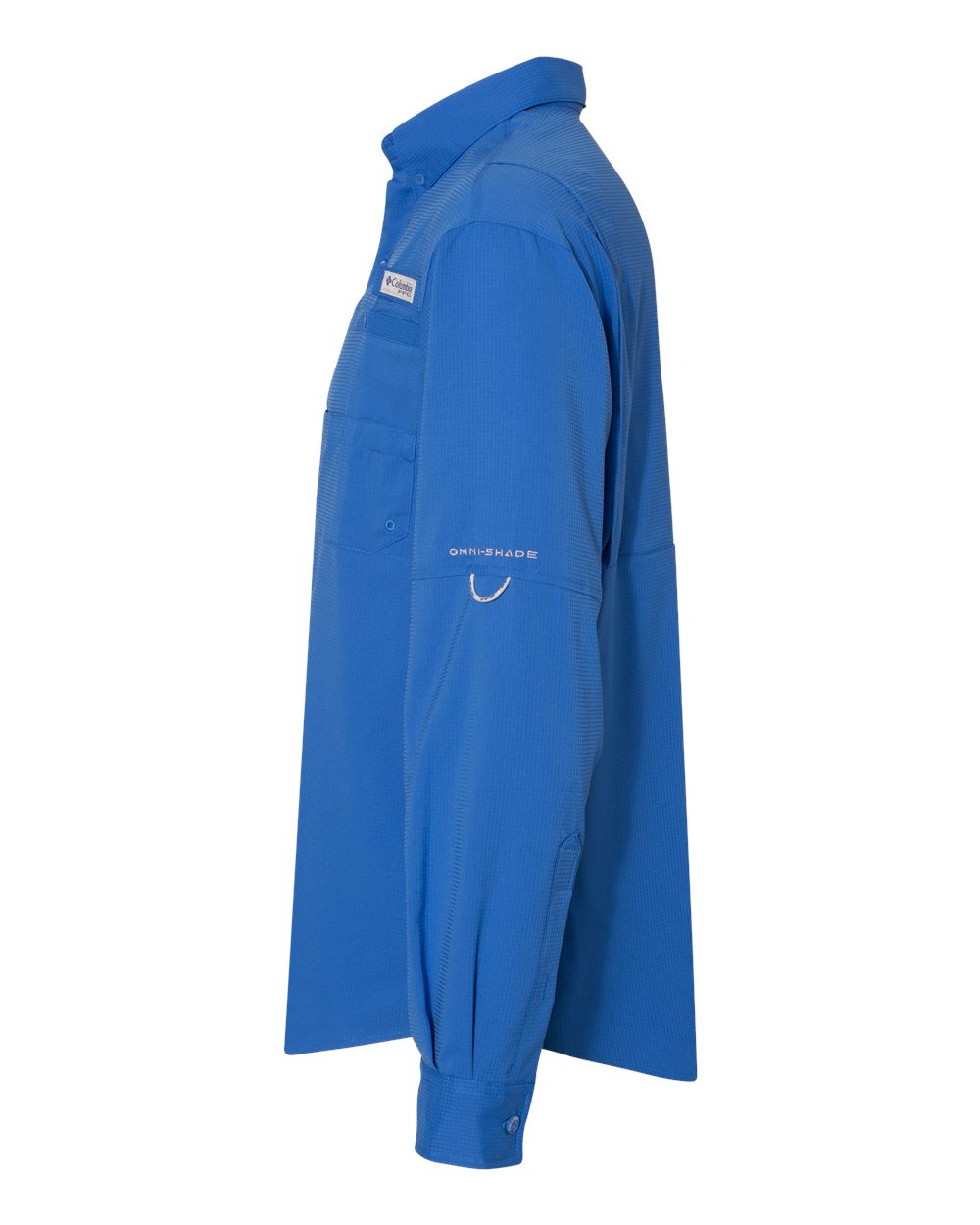Left View of Vivid Blue PFG Tamiami™ II Shirt - 212467