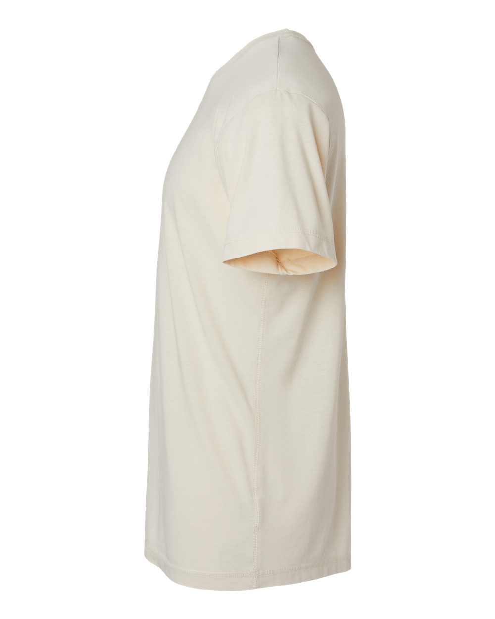 Left View of Washed Natural Vintage Wash Tee - 6902