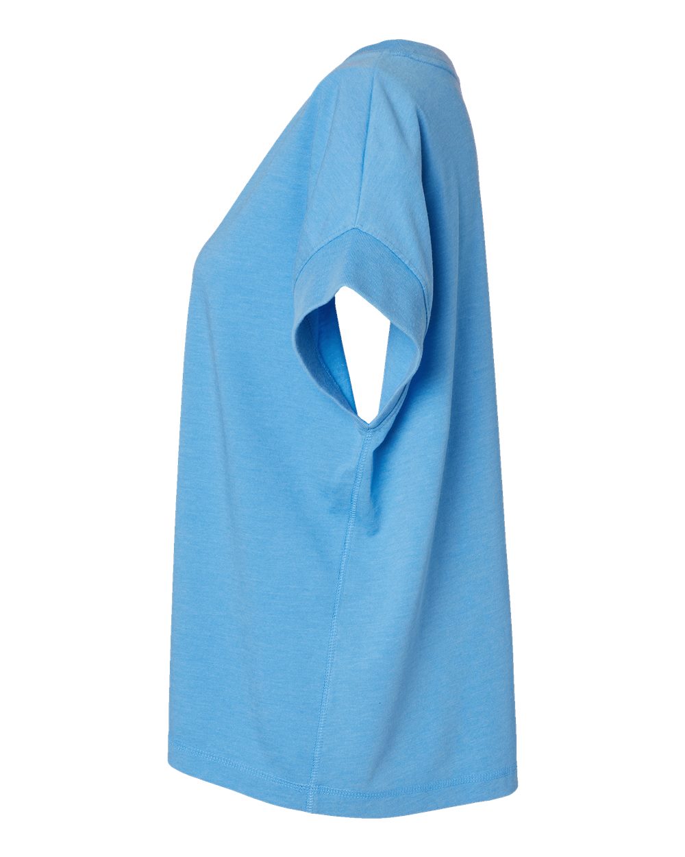 Left View of Washed Tradewind Women's Relaxed Vintage Wash Tee - 3502