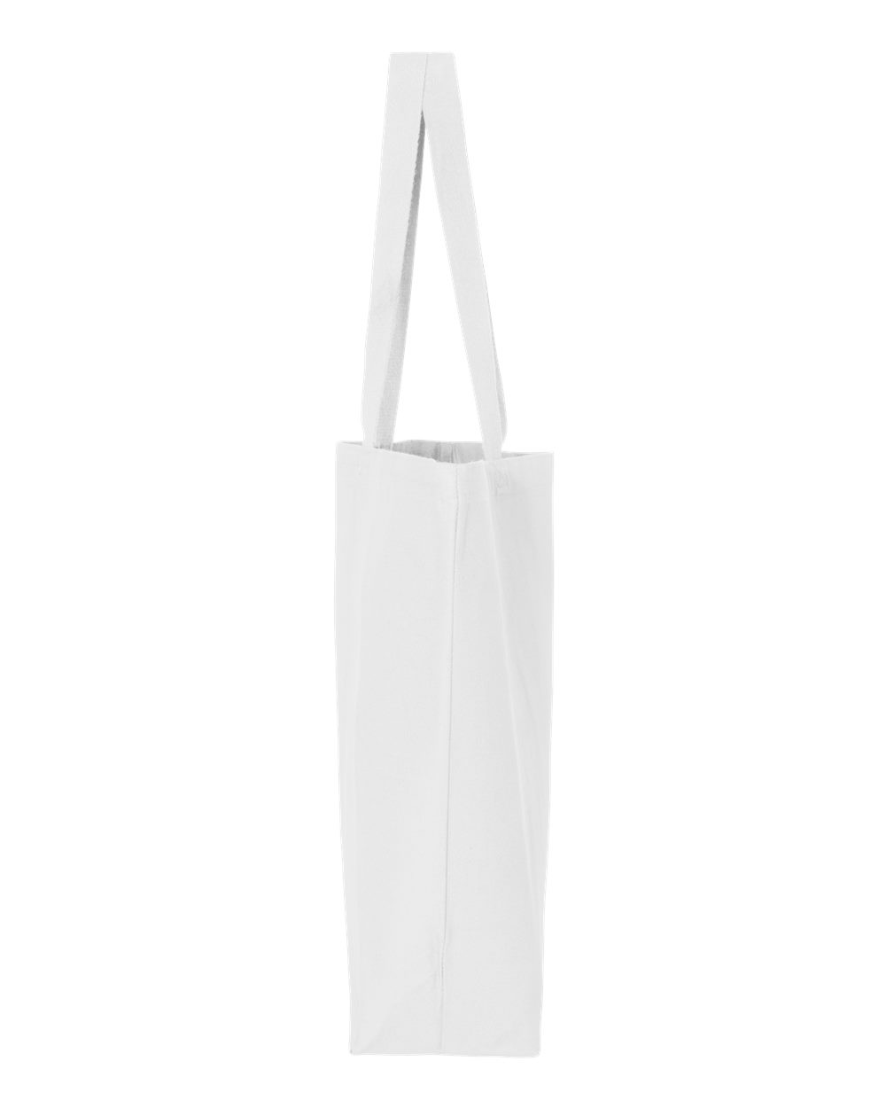 Left View of White 25L Jumbo Tote - Q600