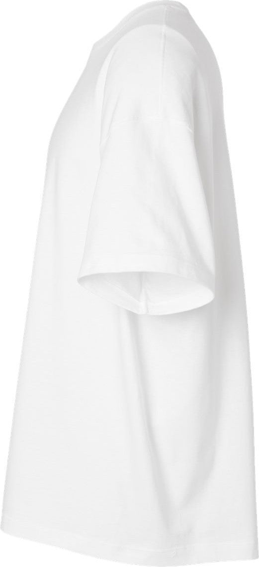 Left View of White Beefy-T® Retro Street T-Shirt - 5180R