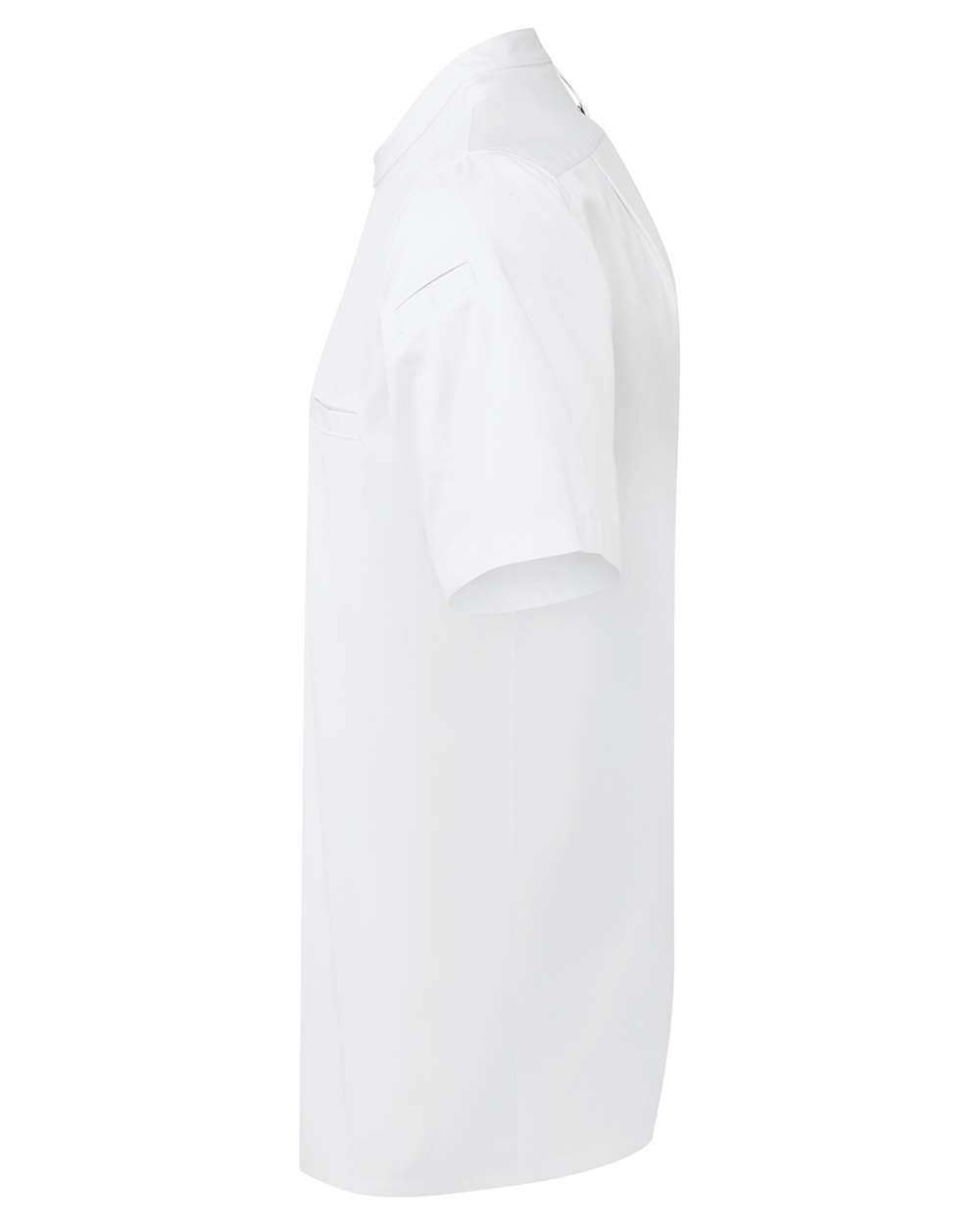 Left View of White Chef Recycled Shirt - RP904