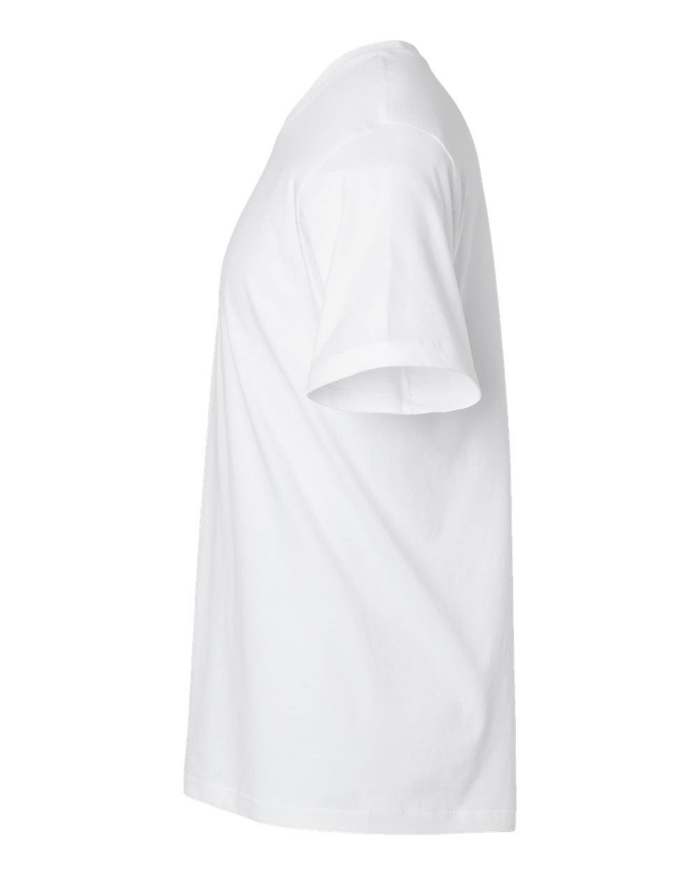 Left View of White Classic T-Shirt - 200