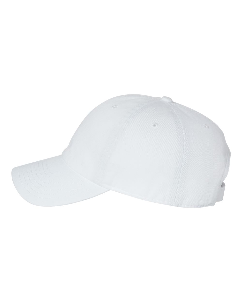 Left View of White Clean Up Cap - 4700