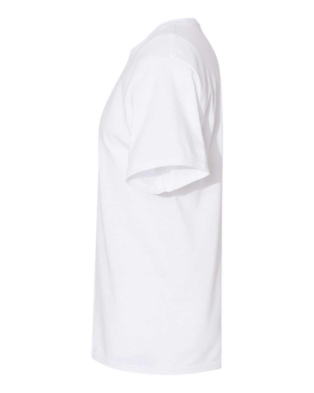 Left View of White Ecosmart™ T-Shirt - 5170