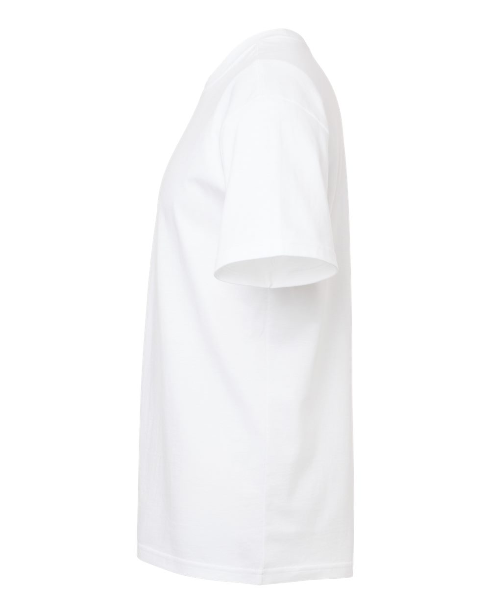 Left View of White Hammer™ Maxweight T-Shirt - 75000