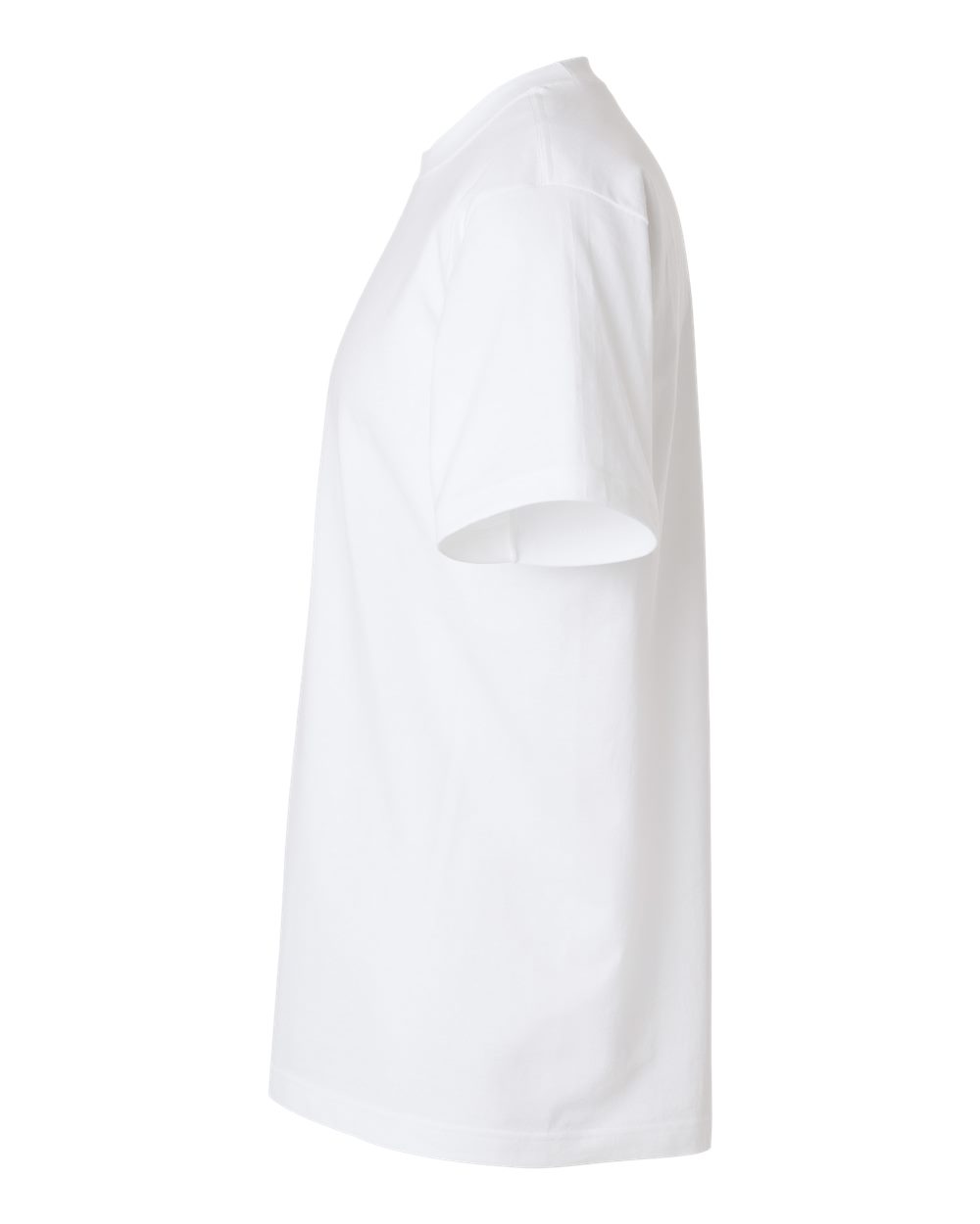 Left View of White Heavyweight Street T-Shirt - 299