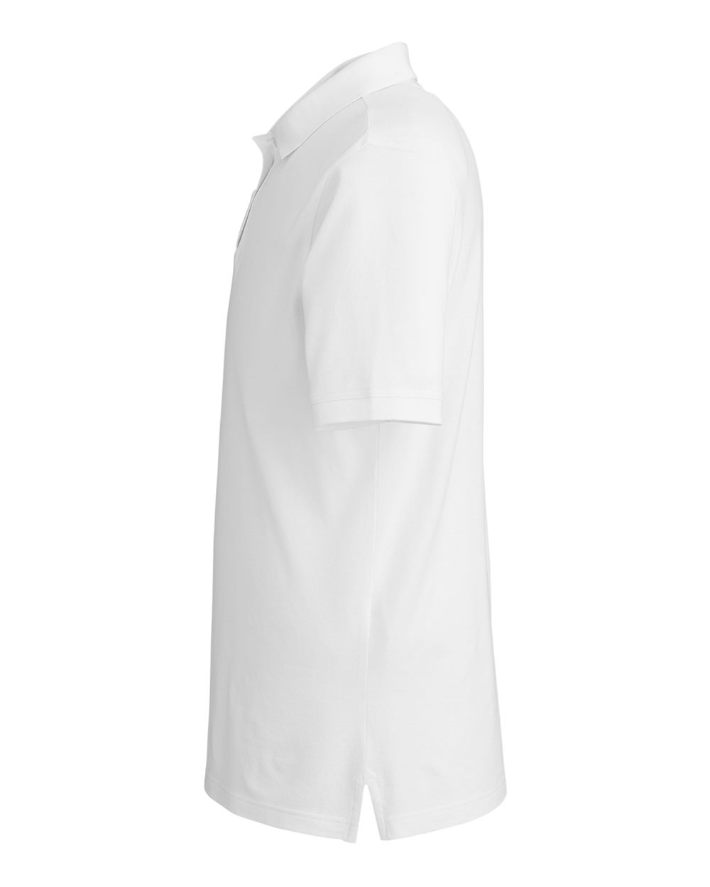 Left View of White Men's New Classics® Performance Polo - DG100