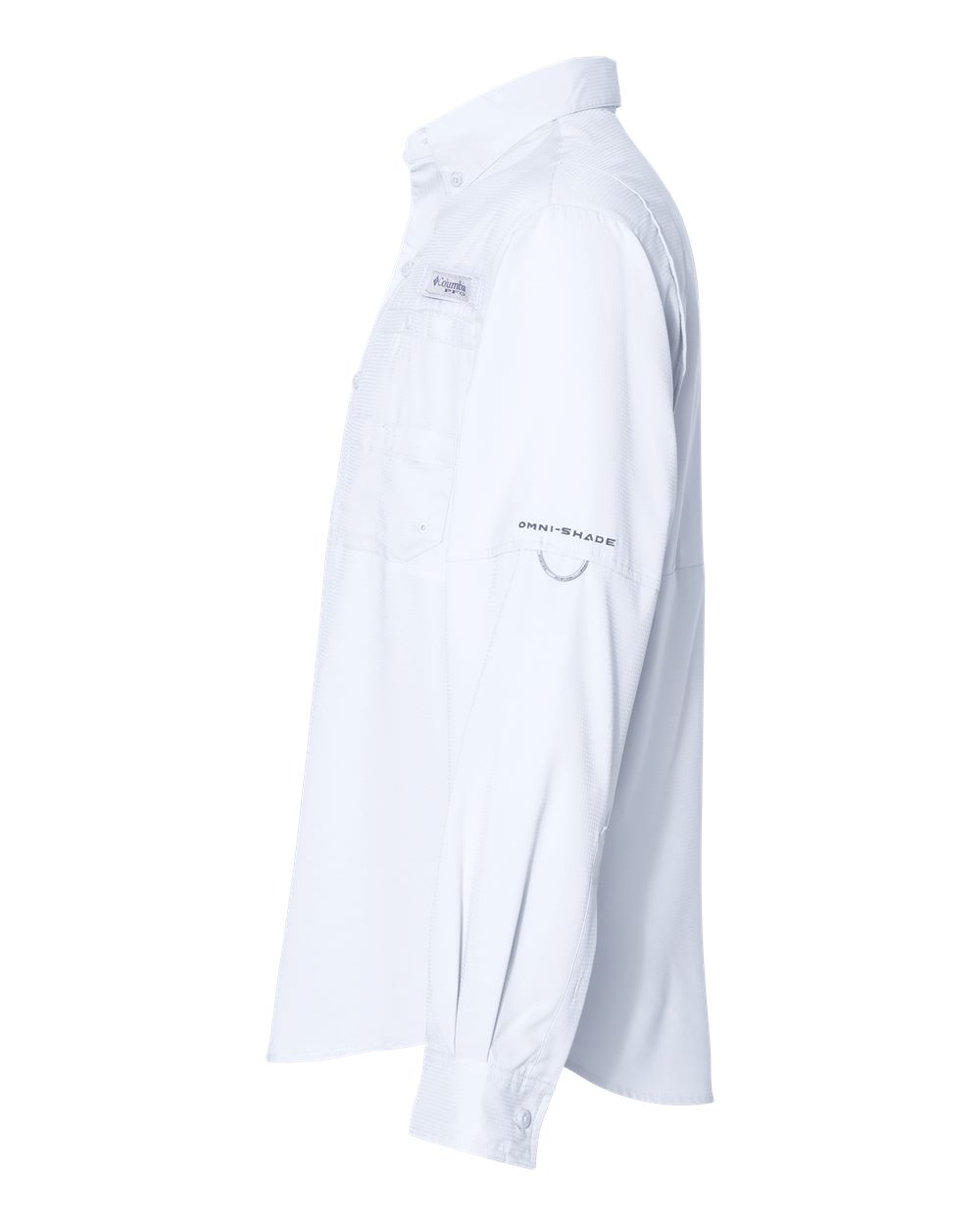 Left View of White PFG Tamiami™ II Shirt - 212467