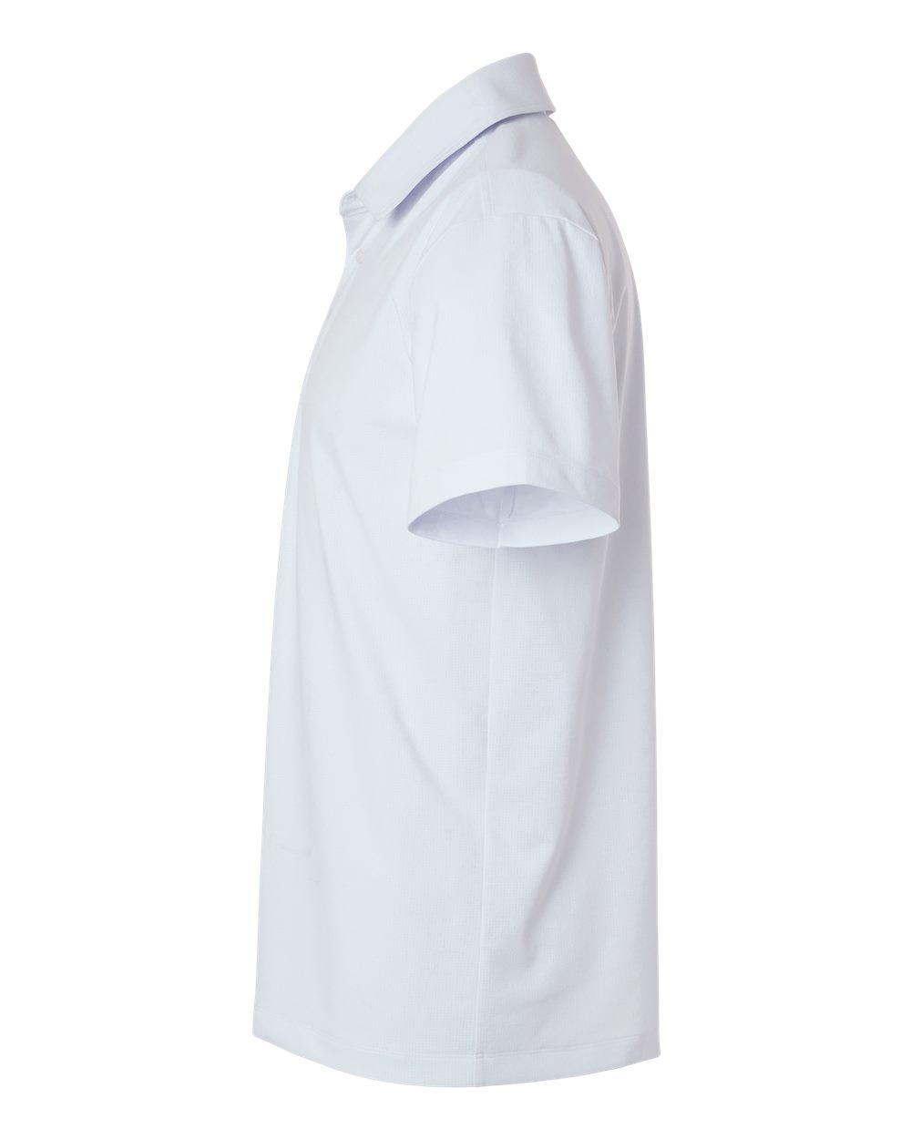 Left View of White Pro-Flex Sorona® Polo - 41SP0
