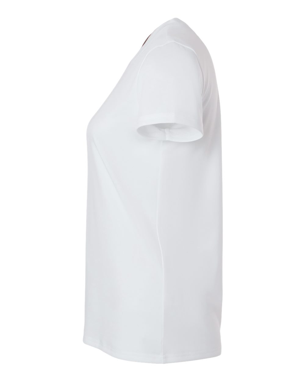 Left View of White Pro-Lock Women's Performance T-Shirt - 48000L