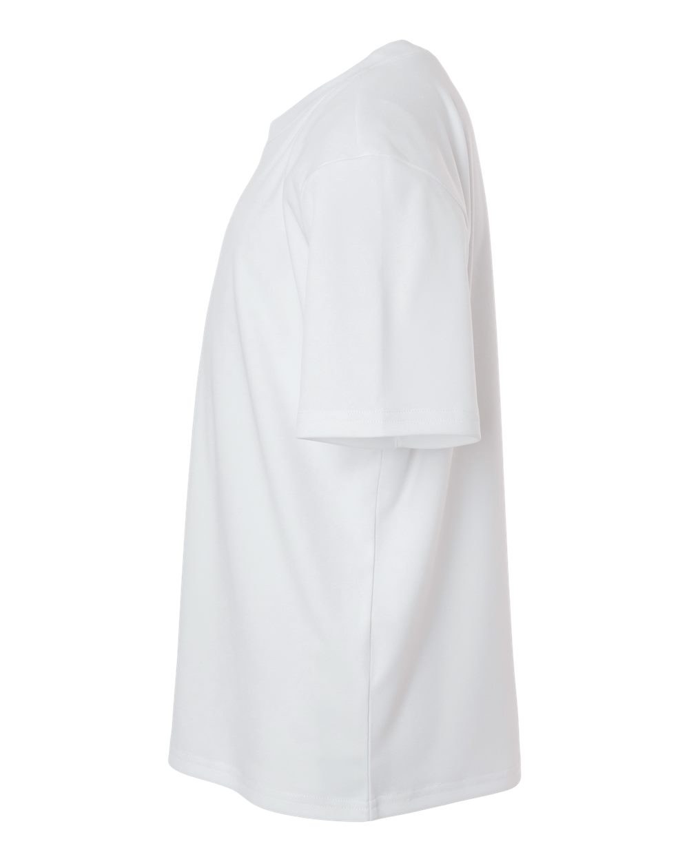 Left View of White Pro-Lock Youth Performance T-Shirt - 48000Y