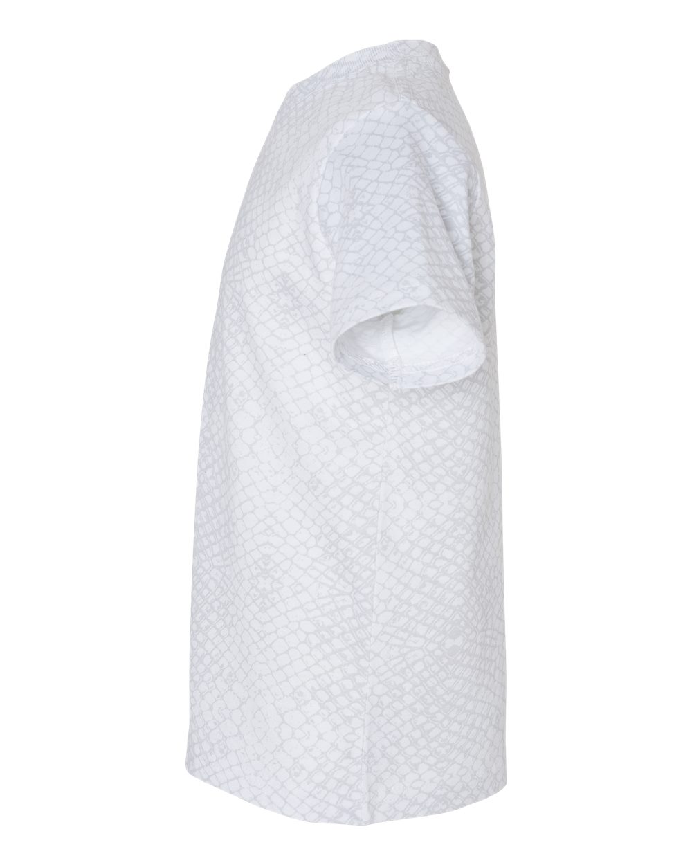 Left View of White Reptile Toddler Fine Jersey Tee - 3321
