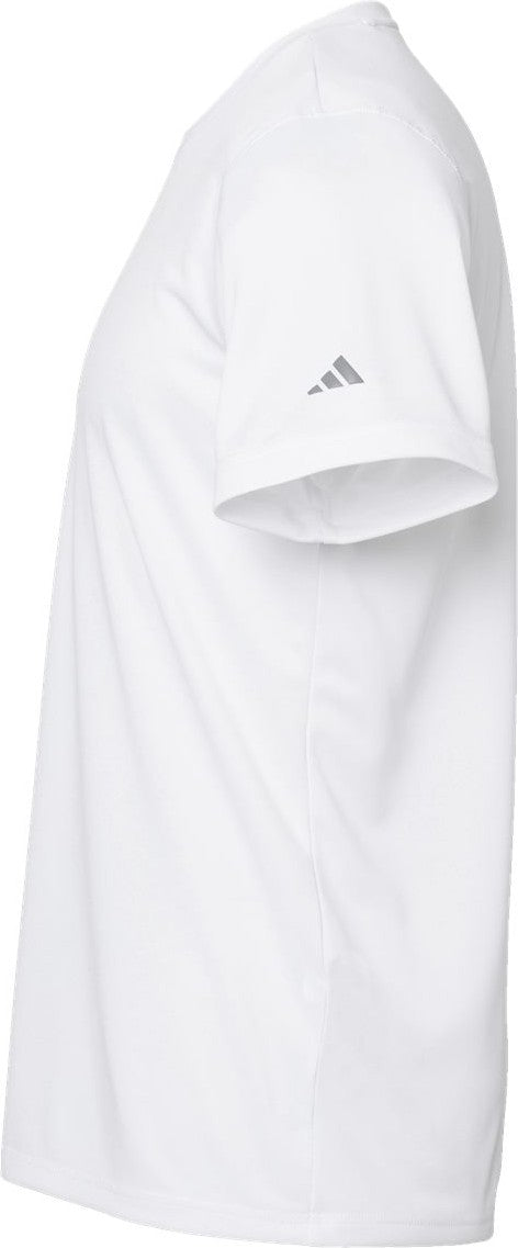 Left View of White Sport T-Shirt - A376