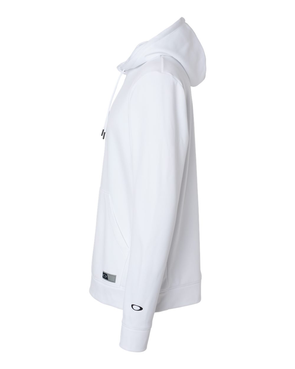 Left View of White Team Issue Hydrolix Hooded Sweatshirt - FOA402994