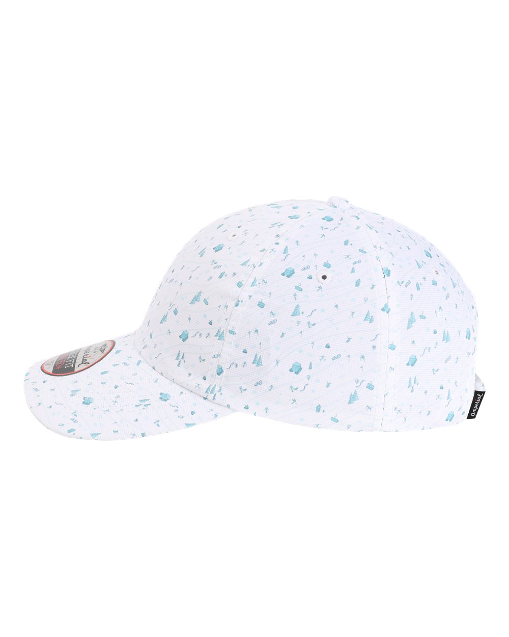 Left View of Winter Blue Alter Ego Cap - X210R