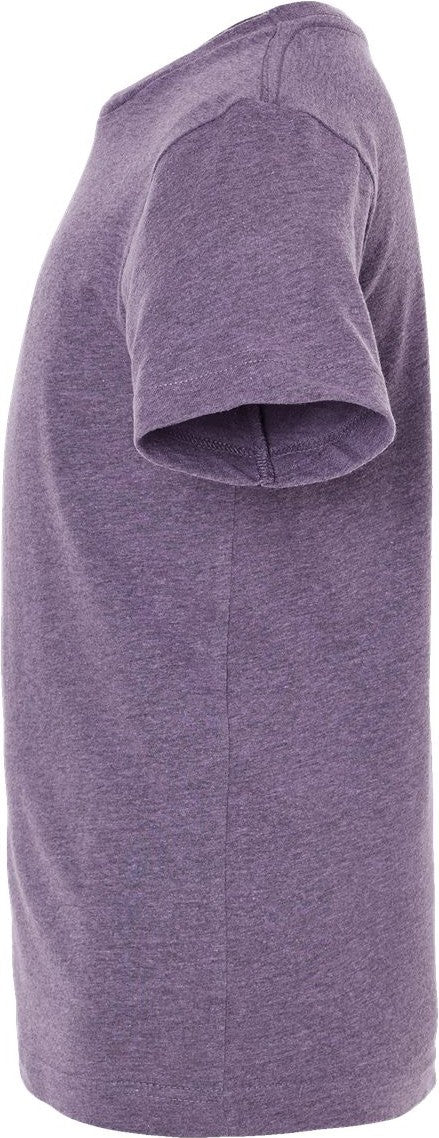 Left View of Wisteria Blackout Youth Fine Jersey Tee - 6101