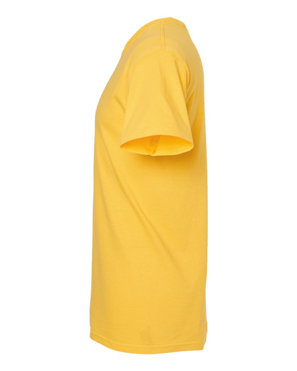 Left View of Yellow Gold Soft Touch T-Shirt - 4800