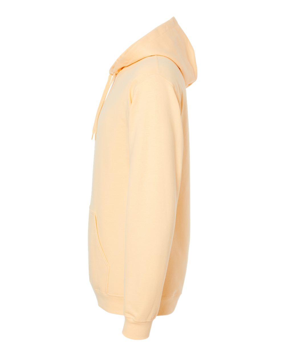 Left View of Yellow Haze Softstyle® Midweight Hooded Sweatshirt - SF500