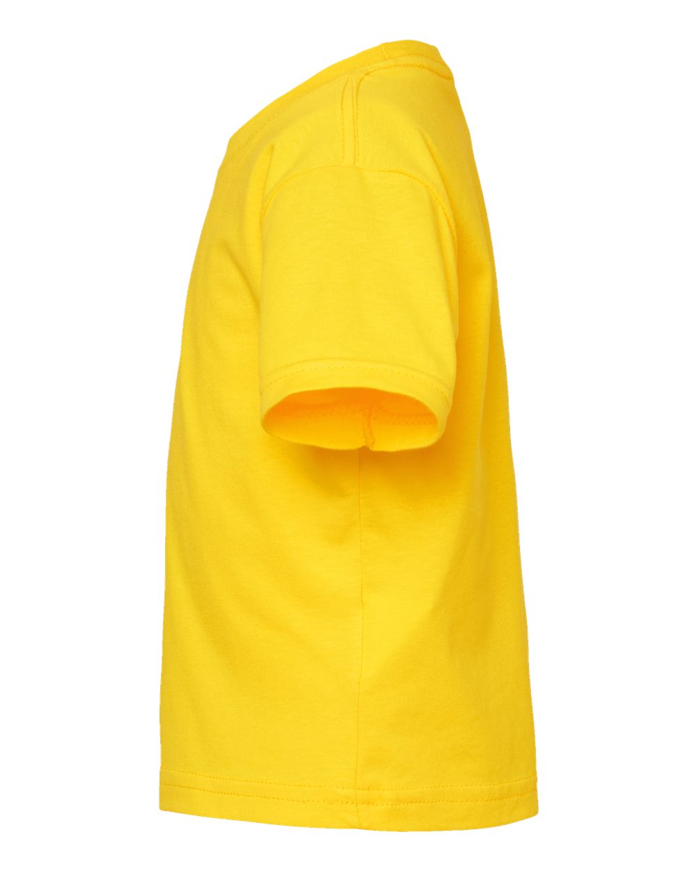 Left View of Yellow Infant Fine Jersey Tee - 3322