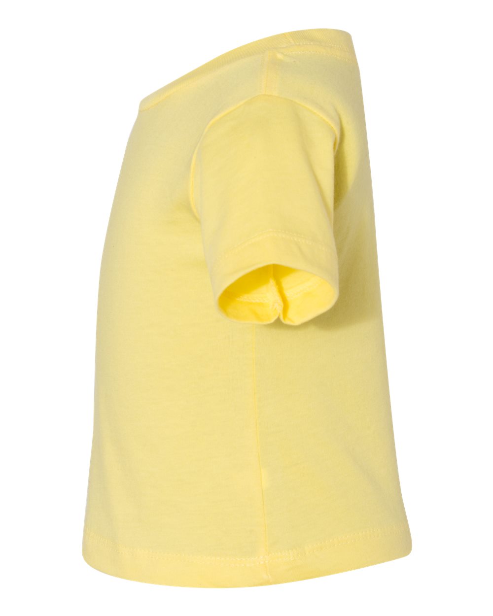 Left View of Yellow Infant Jersey Tee - 3001B