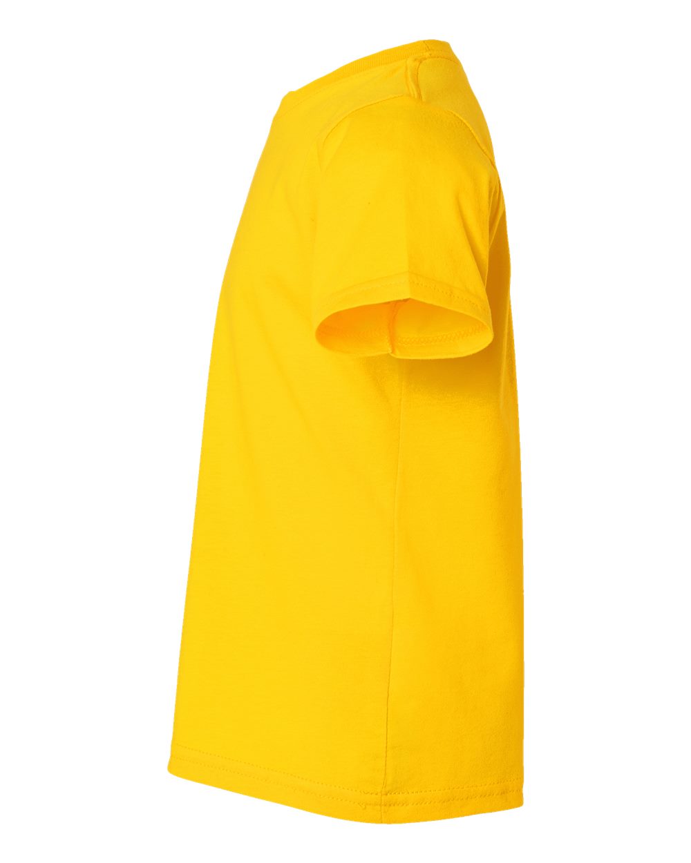 Left View of Yellow Toddler Fine Jersey Tee - 3321