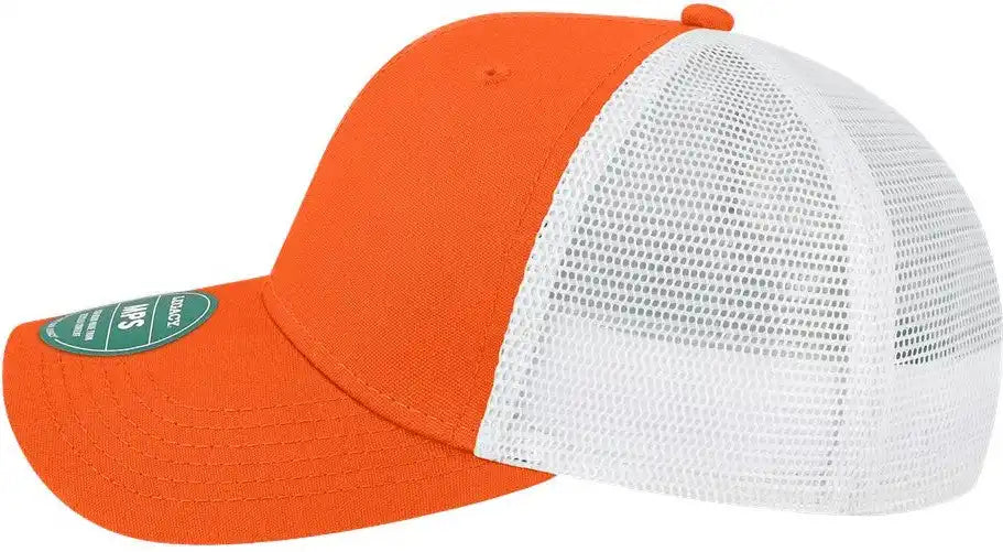 Legacy Mps Mid-pro Snapback Trucker Cap - Orange White - Orange/ / Adjustable