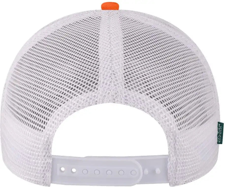 Legacy Mps Mid-pro Snapback Trucker Cap - Orange White - Orange/ / Adjustable