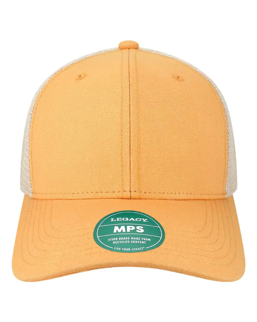 Legacy Mps Mid-pro Snapback Trucker Cap - Peach Stone - Peach/ / Adjustable