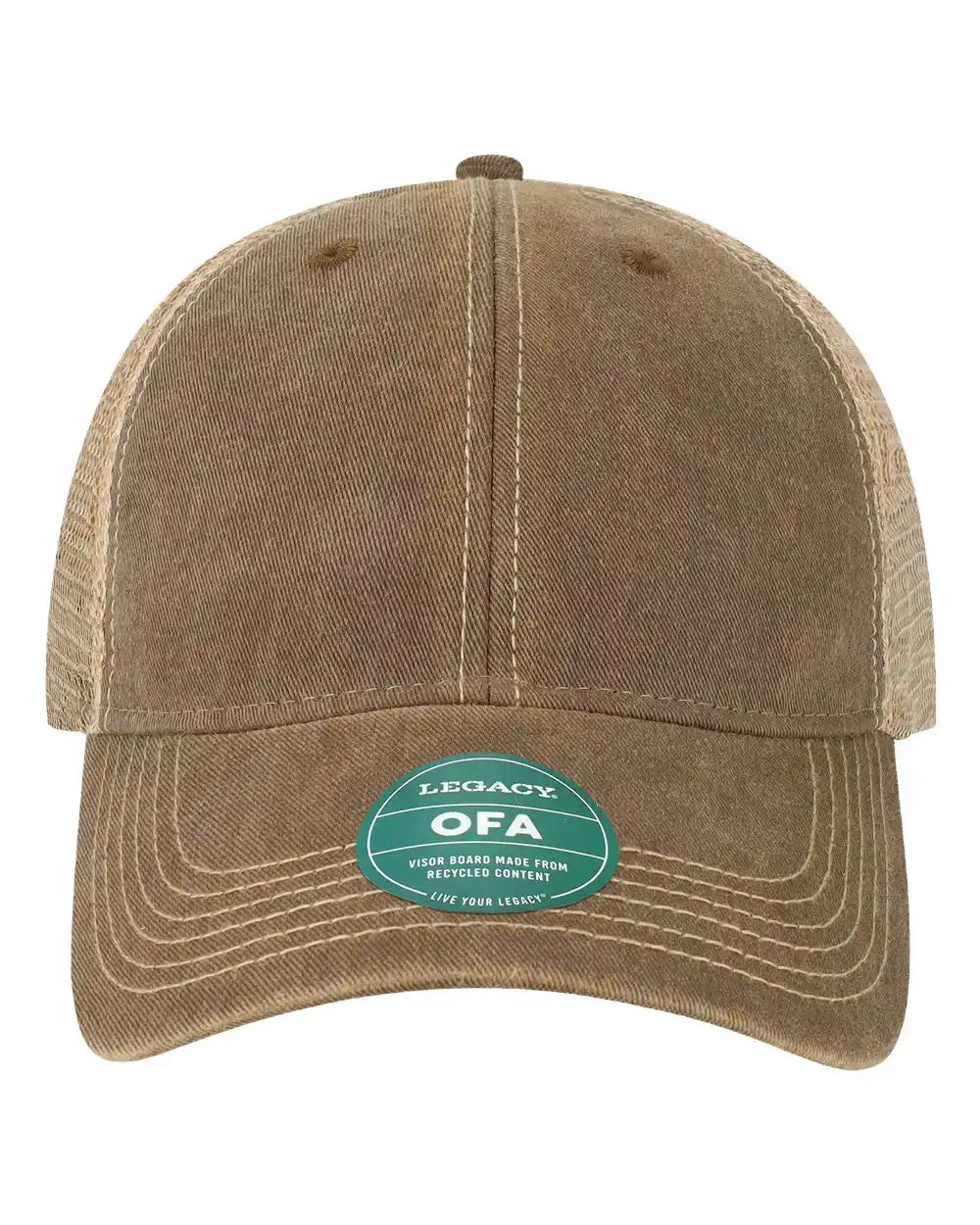 Legacy Ofa Old Favorite Trucker Cap - Brown Khaki - Brown/ / Adjustable