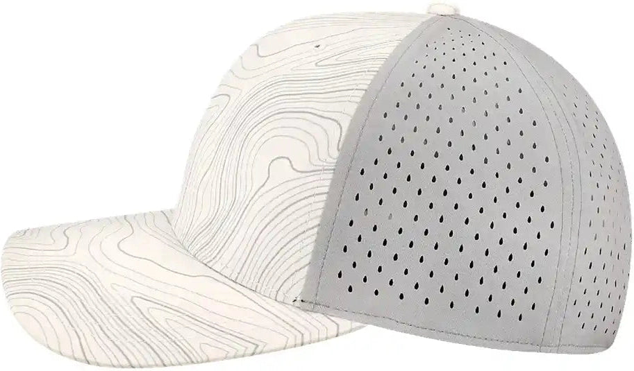 Legacy Rempa Reclaim Mid-pro Adjustable Cap - White Grey Topo