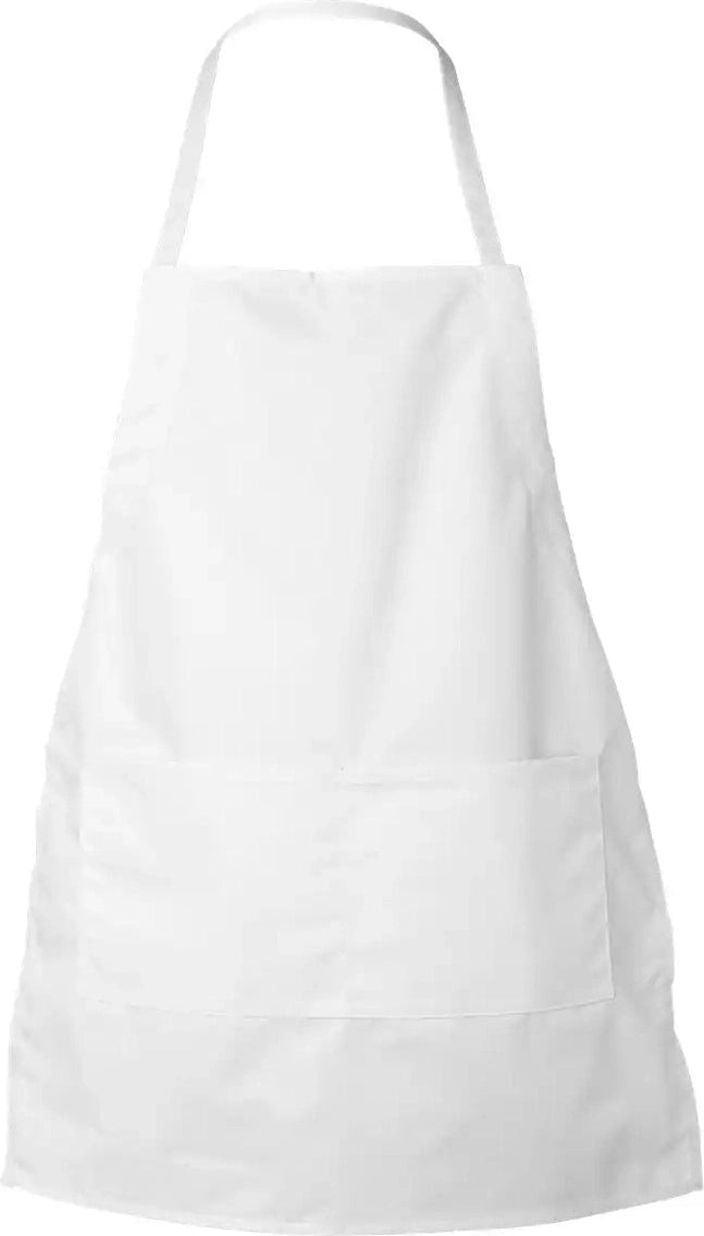Liberty Bags 5502 Two-pocket Butcher Apron - White - Osfa