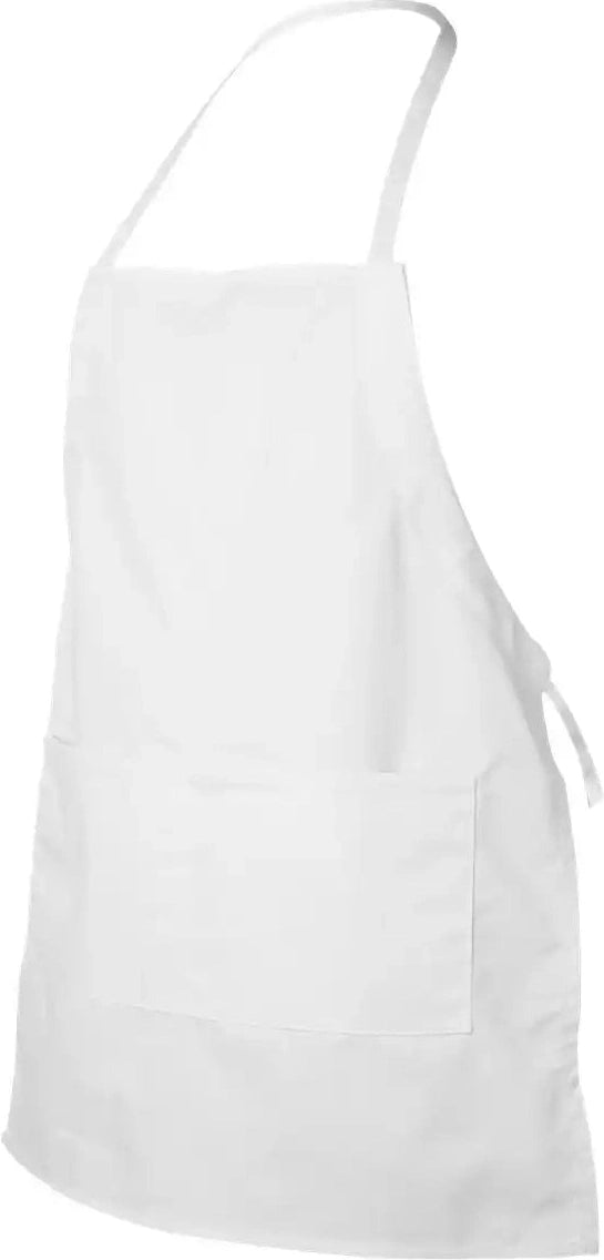 Liberty Bags 5502 Two-pocket Butcher Apron - White - Osfa