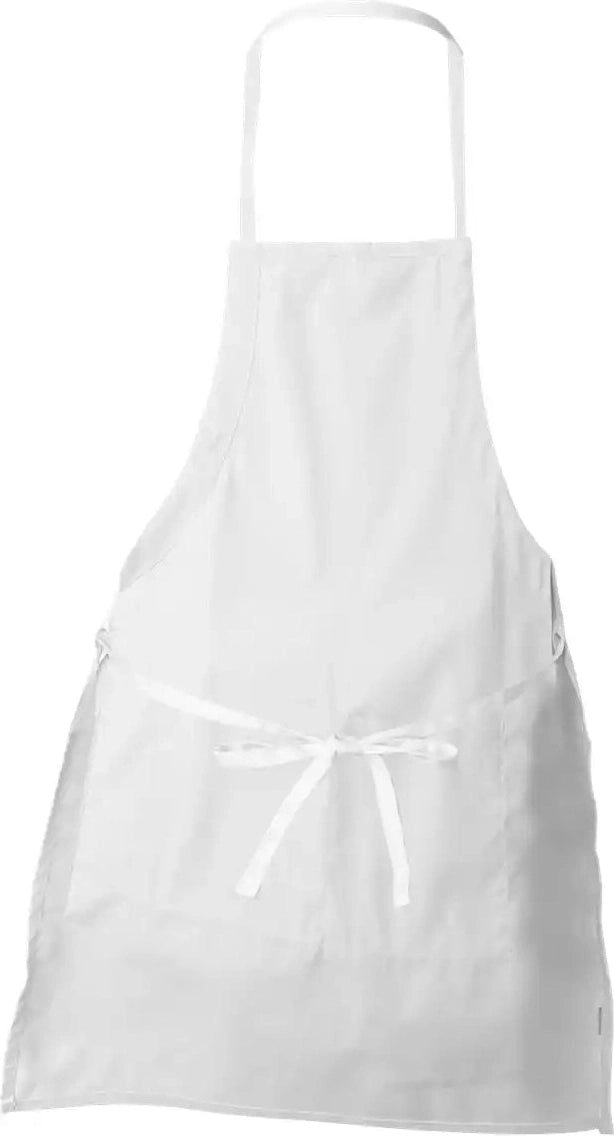Liberty Bags 5502 Two-pocket Butcher Apron - White - Osfa