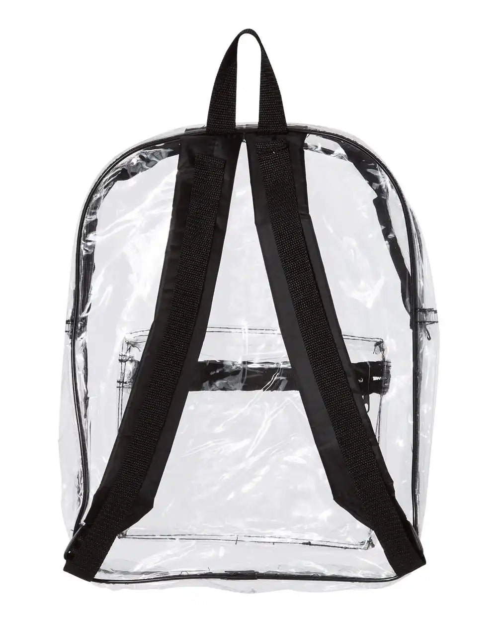 Liberty Bags 7010l Clear Pvc Backpack - 7010 - Black - Osfa