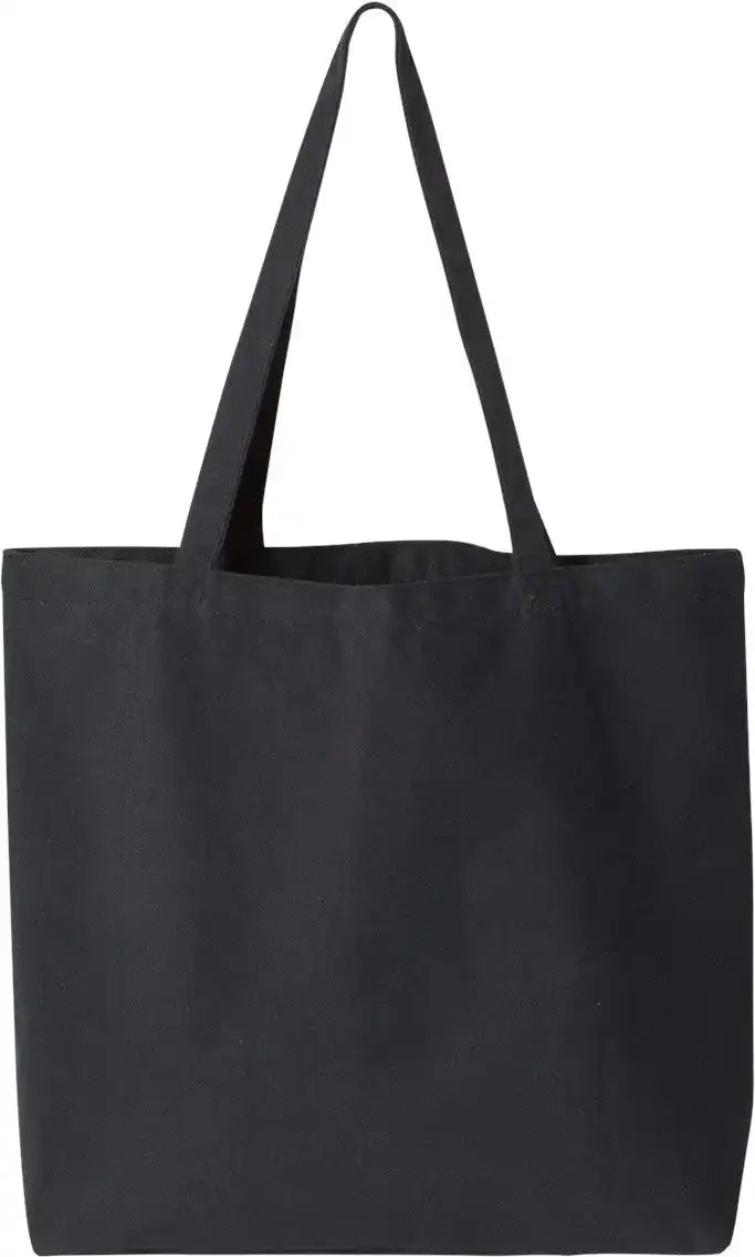 Liberty Bags 8507 Seaside Pigment-dyed Large Tote - Washed Black - Osfa